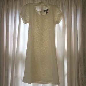 INC International Concepts Lace Overlay Mini Dress